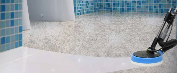Professional Tile and Grout Cleaning Perth service using advanced steam cleaning equipment for spotless tiled surfaces.